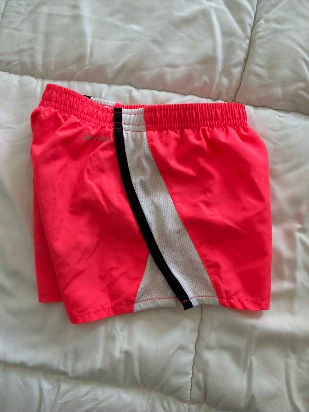 Nike Girl’s Athletic Shorts with Mesh Side Panels